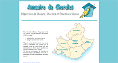 Desktop Screenshot of chorale-chant.com